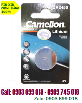 Pin Camelin CR2450 lithium 3V chính hãng Camelion
